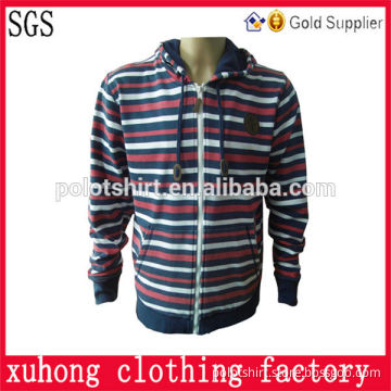 contrast color stripes pattern casual style mens jacket